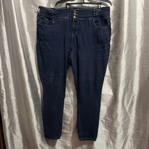 Blue Spice Dark Blue Skinny Jeans for Women